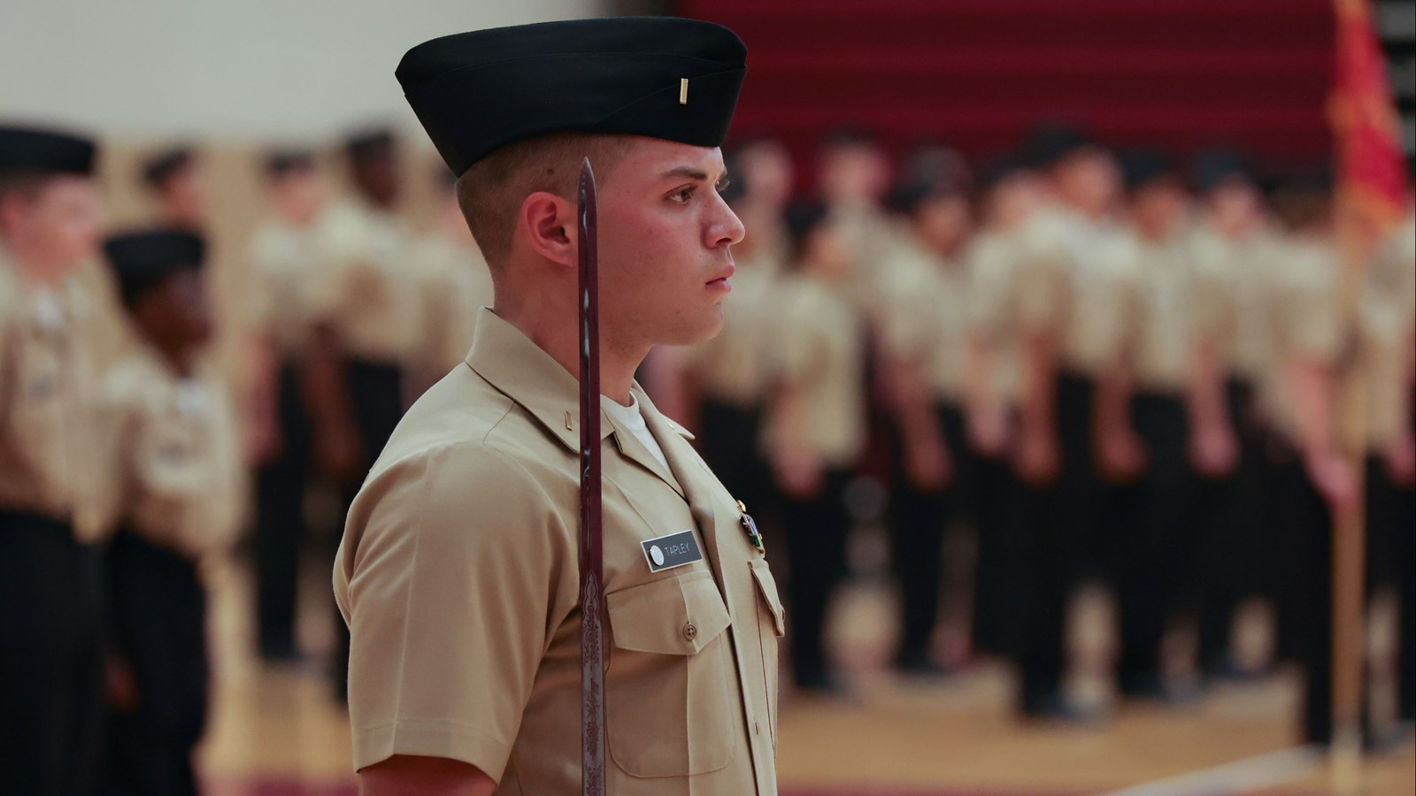Lassiter-Pope-Kell NJROTC Demonstrate Skills in Annual Military Inspection.